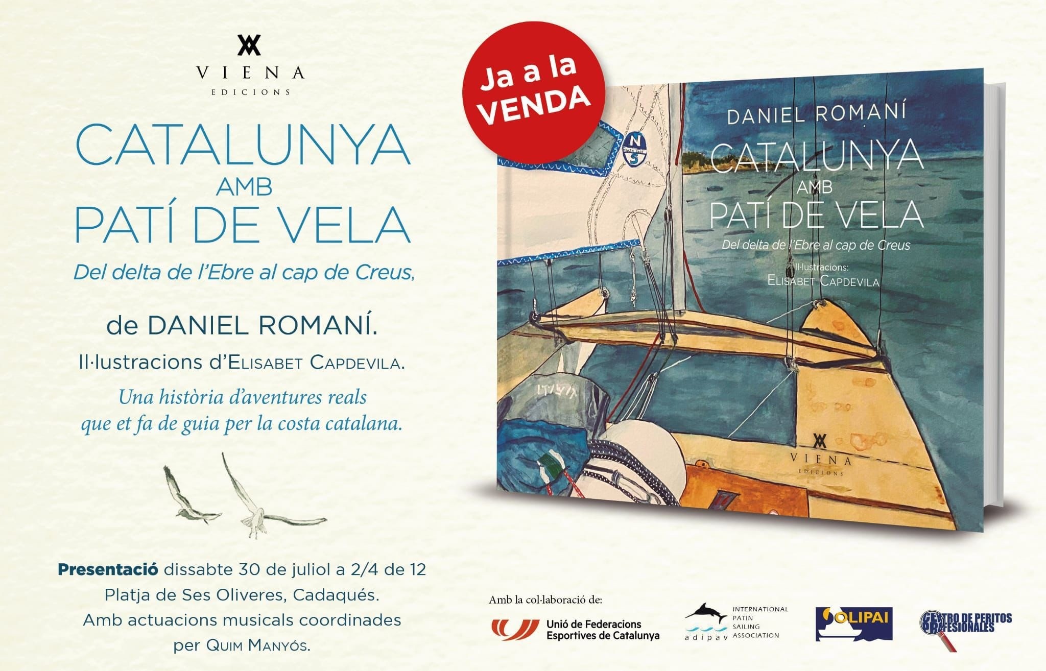 Presentación del libro «Catalunya amb patí de vela», sábado 30 de Julio en Cadaqués